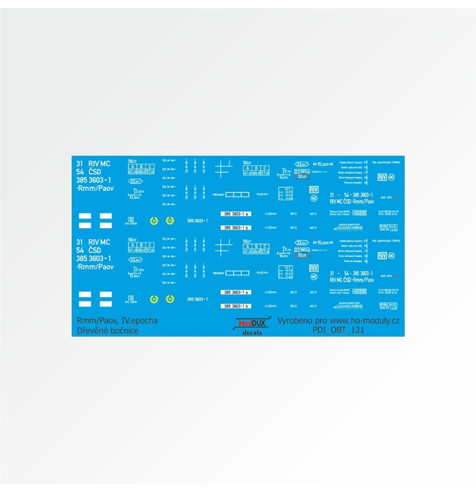 Decals Paov / Rmm – Bordwand aus Holz