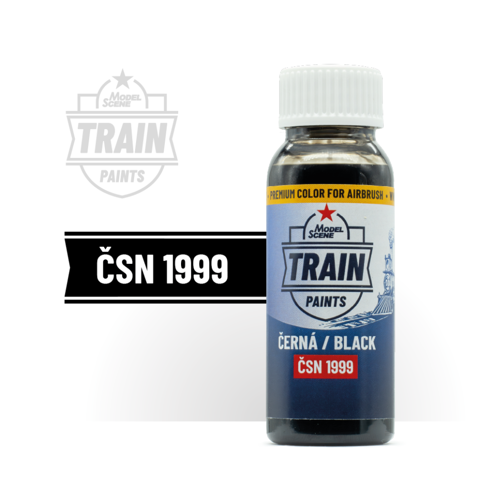 MS Train Paints – Černá / Black ČSN 1999