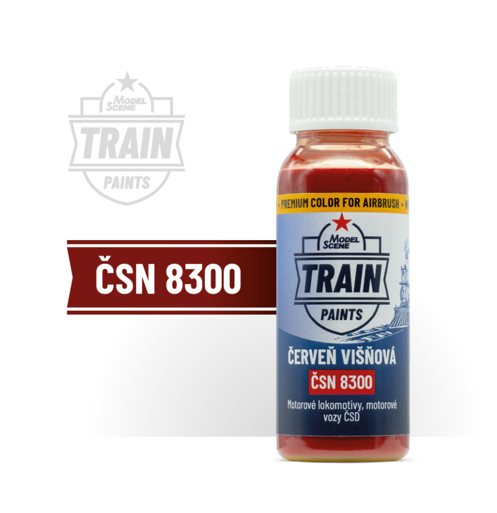MS Train Paints – Červeň višňová ČSN 8300
