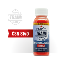 MS Train Paints – Červeň rumělková světlá ČSN 8140