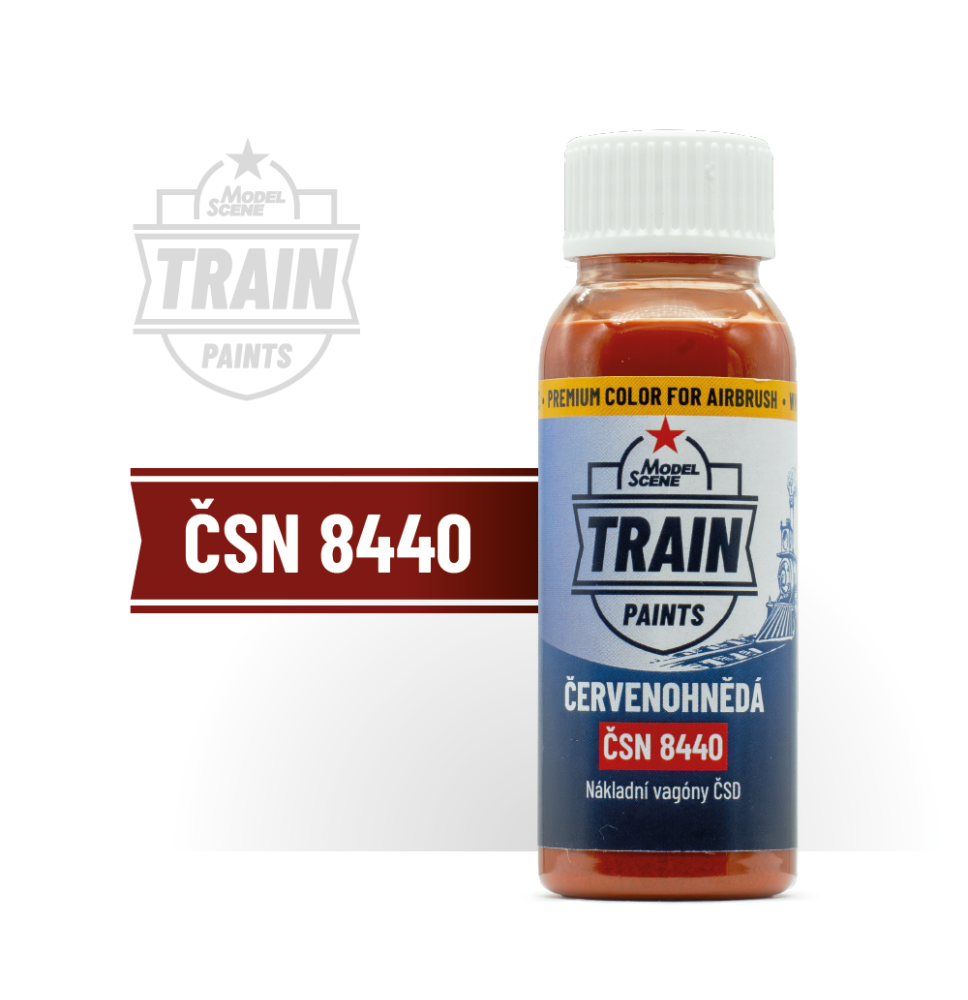 MS Train Paints – Červenohnědá ČSN 8440