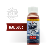 MS Train Paints – Rubínově červená RAL 3003