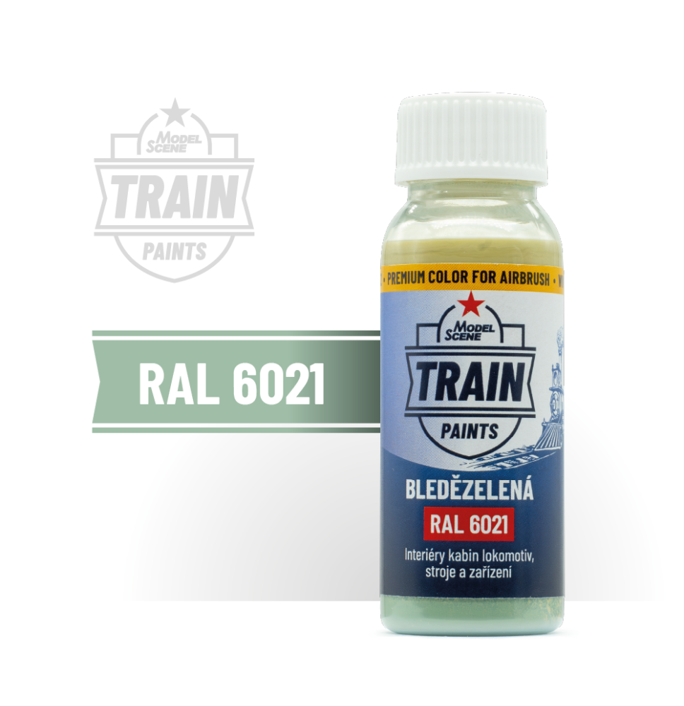 MS Train Paints – Bledězelená RAL 6021