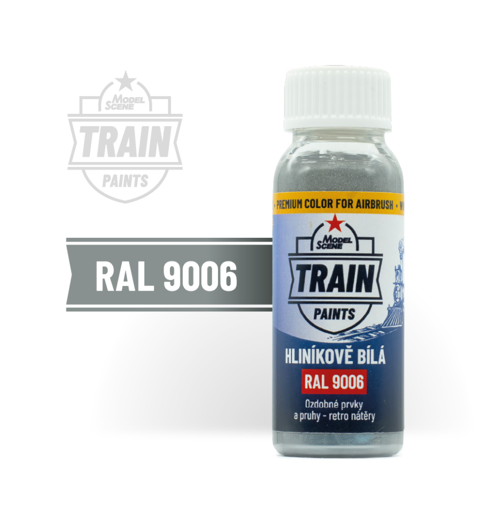 MS Train Paints – Hliníkově bílá RAL 9006