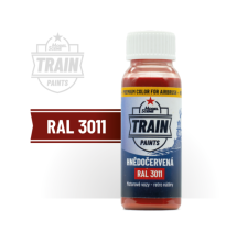 MS Train Paints – Hnědočervená RAL 3001