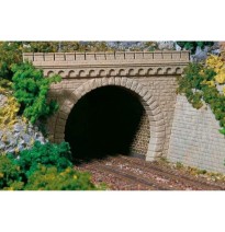 H0 2 Tunnelportale 2-gleisig