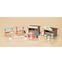 H0 Imbiss- und Marktstände