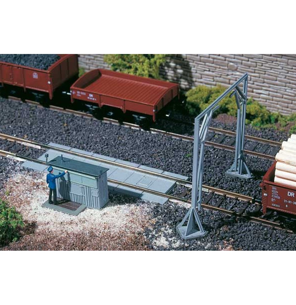 H0 Gleiswaage mit Lademaß