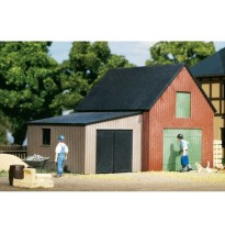 H0 Lagerschuppen mit Garage