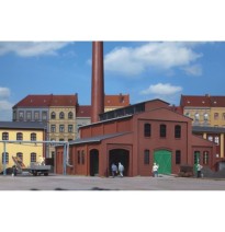 H0 Heizhaus mit Schornstein