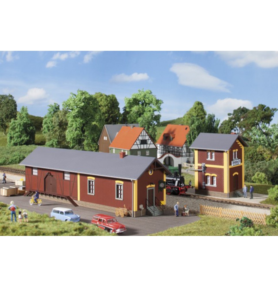 H0 Bahnhof Steinbach+Wasserh.