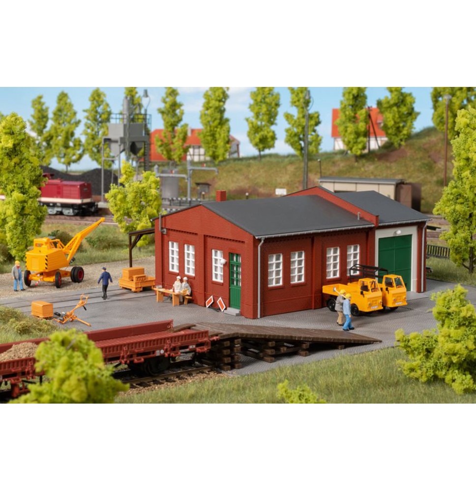 H0 Bahnmeisterei mit Rampe