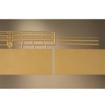 H0 Ziegelmauern mit Zahnfries