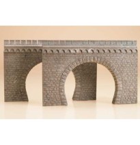 H0 2 Tunnelportale 2-gleisig