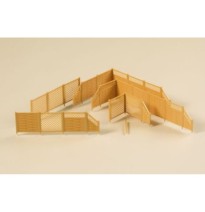 H0 Sichtschutzzaun mit Säulen