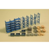 H0 Schwerlastregal u.Paletten