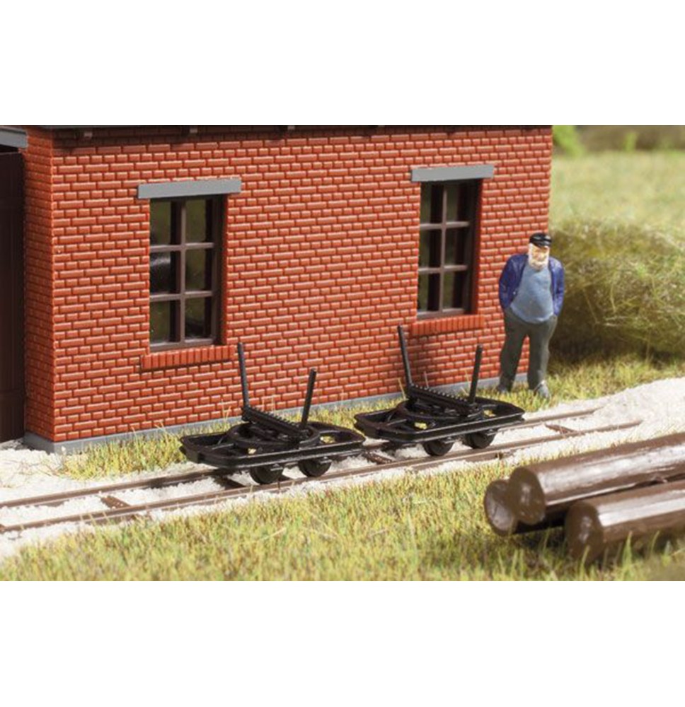 H0 Drehschemellorenattrappen