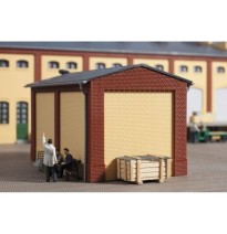 H0 Giebel kl.+ Ecksäulen rot