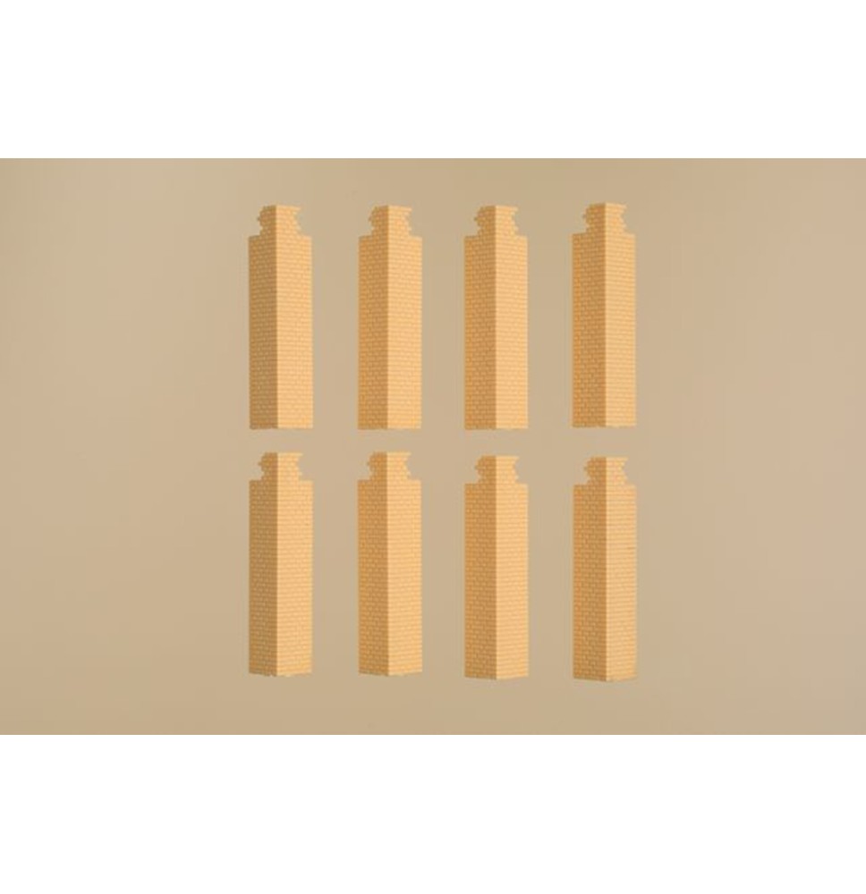 H0 Ecksäulen Obergesch. gelb