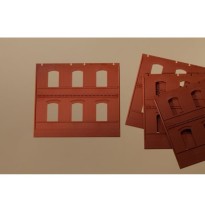 H0 4 Wände 2324B rot