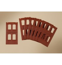 H0 8 Wände 2322A rot