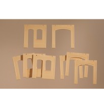 H0 Wände 2390C und 2390D gelb