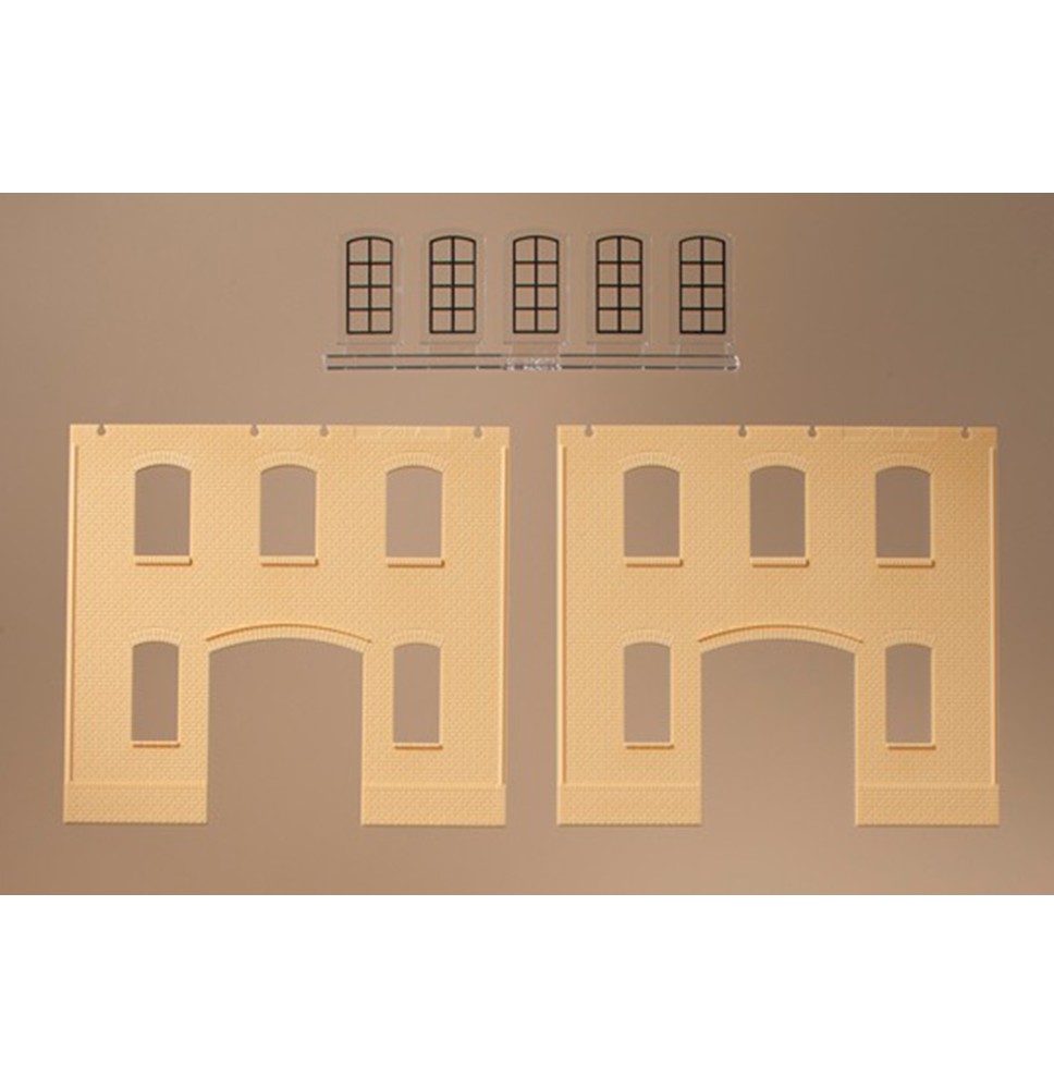 H0 Wände 2391A gelb