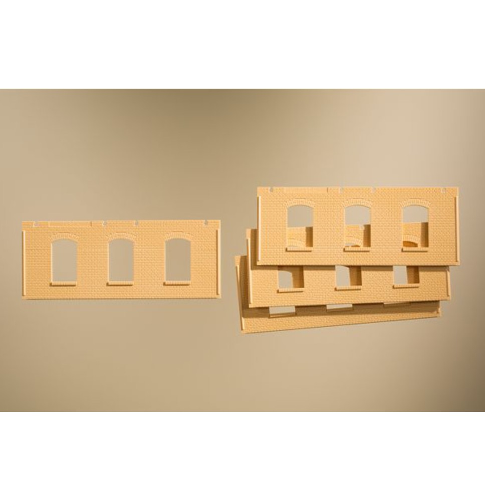 H0 Wände 2532E gelb