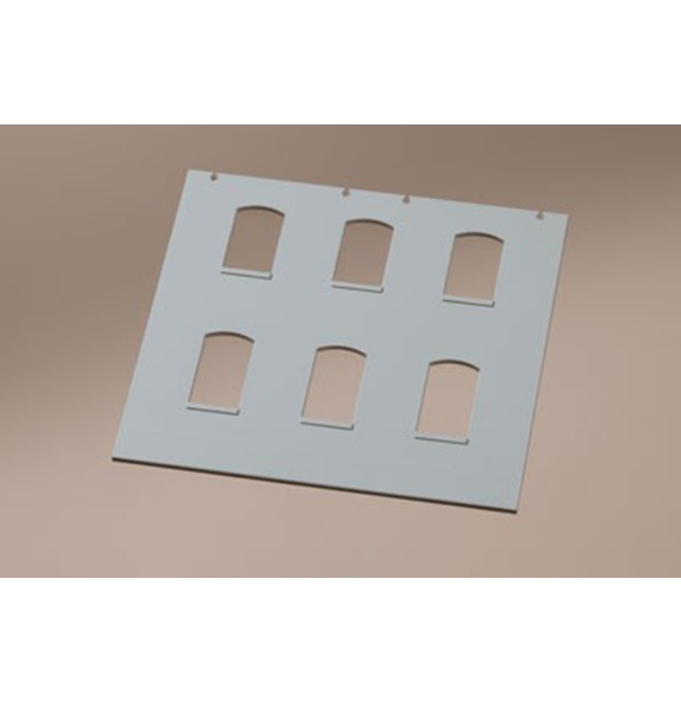 H0 4 Wände 2324D geputzt