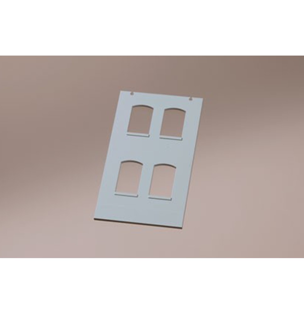 H0 8 Wände 2322D geputzt