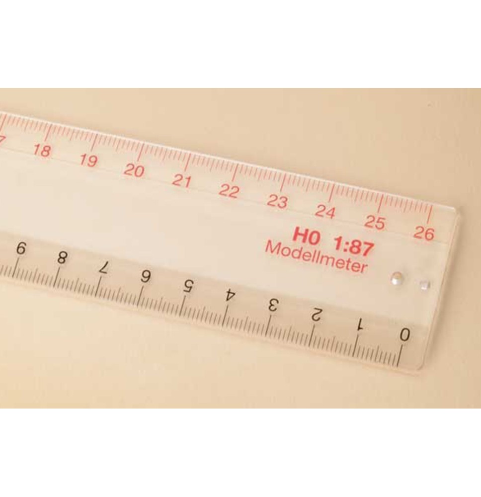 Maßstabslineal H0