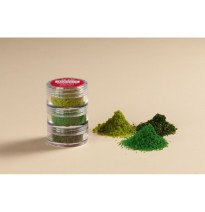 Flocken-Set 2 mit 3 Grüntönen