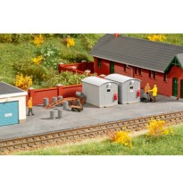 Wellblechschuppen Öllager