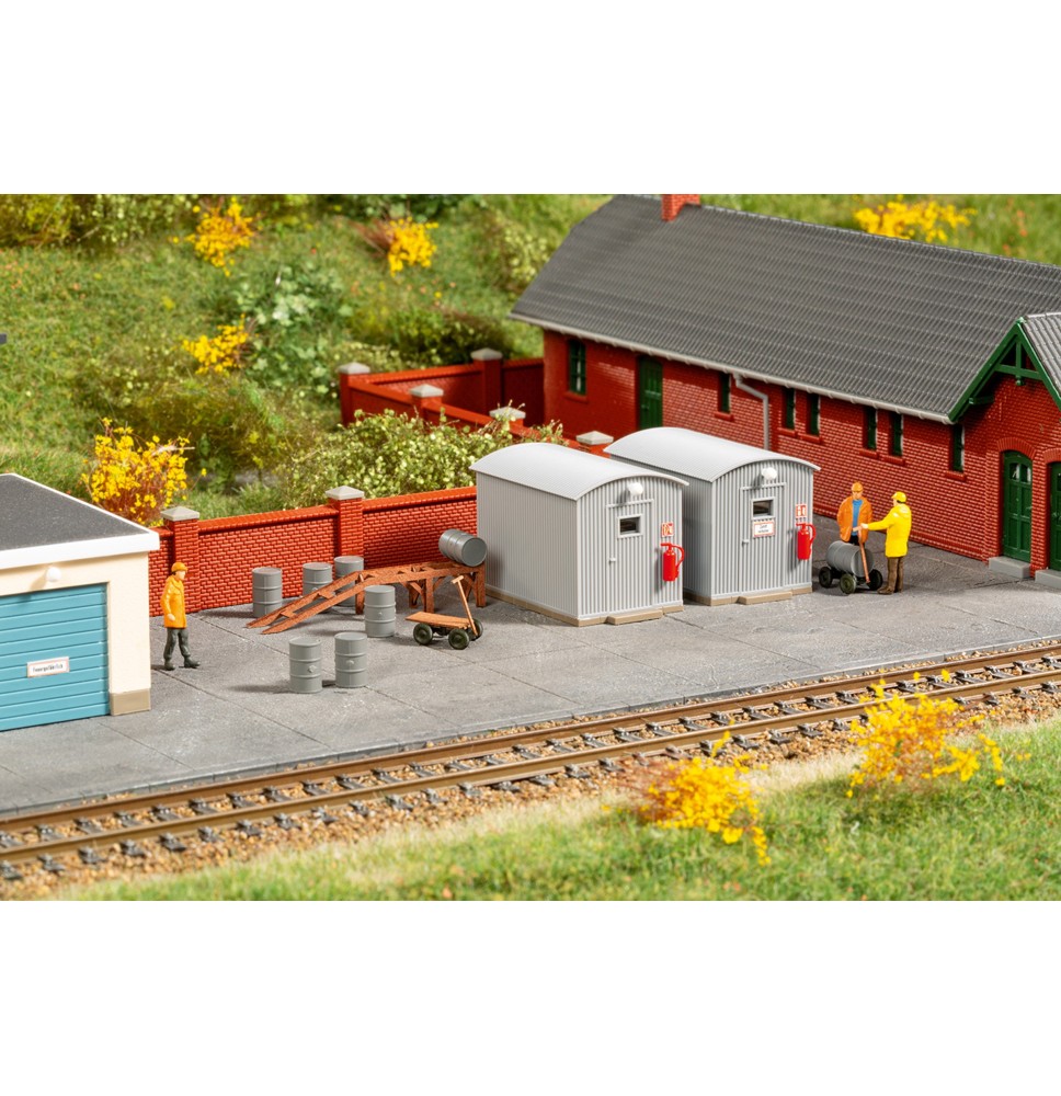 Wellblechschuppen Öllager