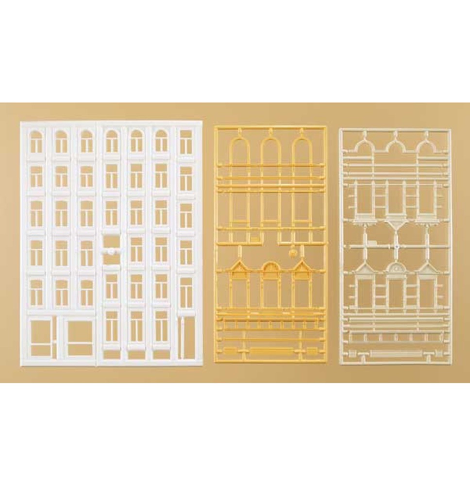 H0 Fenster und Gewände für Wohnung