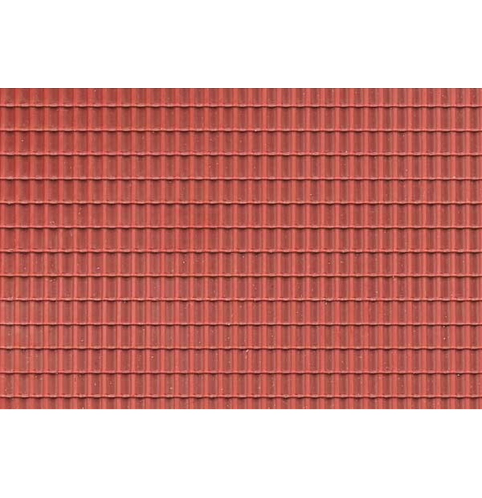 HT 1 Dachpfannenplatte rotbraun lose