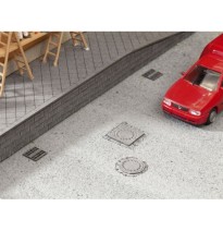 Kanaldeckel und Gullys