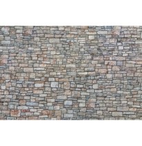 3D-Kartonplatte  “Bruchsteinmauer”