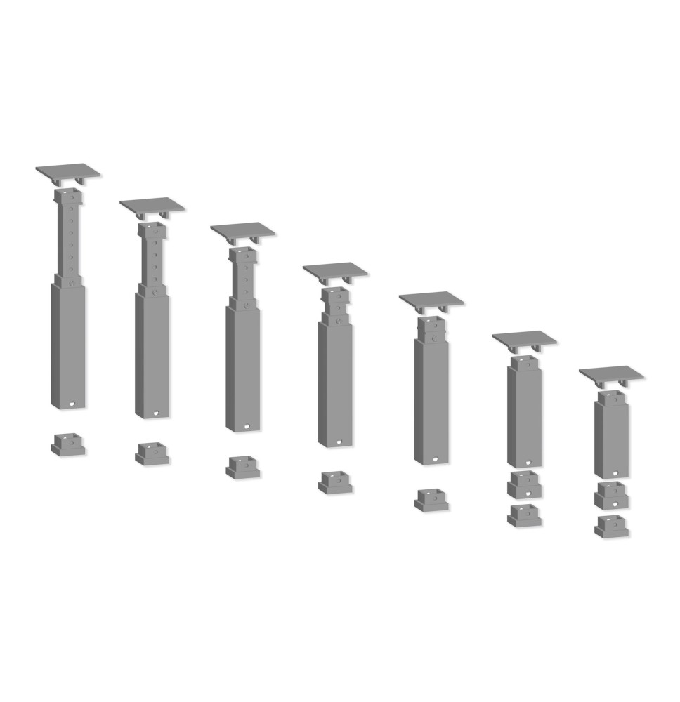 Easy-Track Pfeiler-Set Steigung