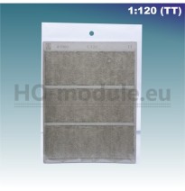 Straße gerade – Kopfsteinpflaster