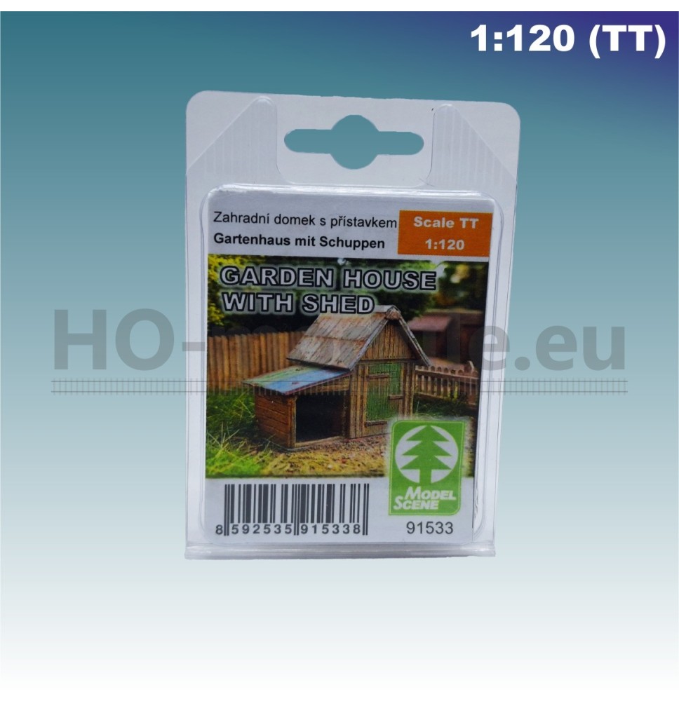 Gartenhaus mit Schuppen