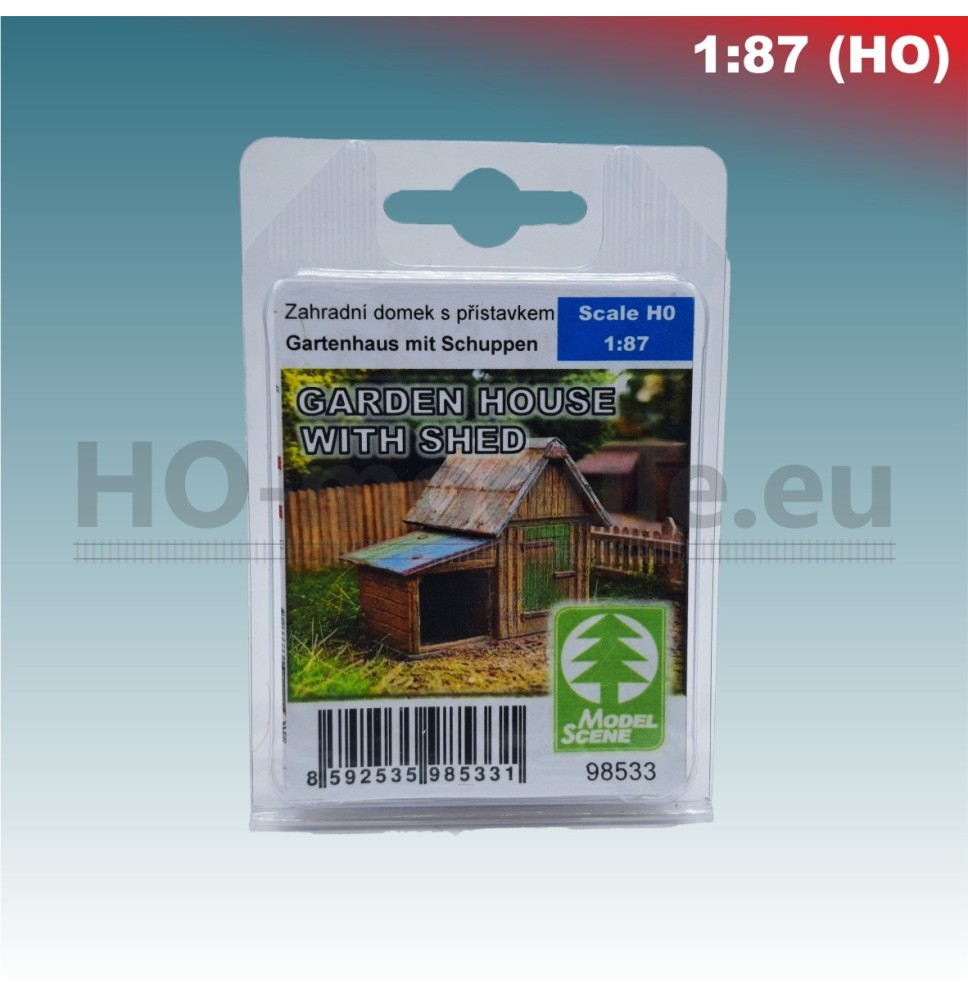 Gartenhaus mit Schuppen