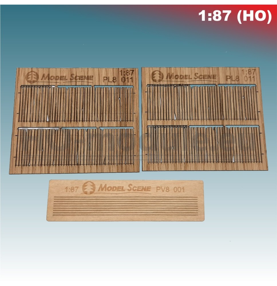 Bretterzaun – beschädigt