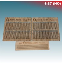 Bretterzaun unregelmäßig – geschnitten II.