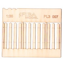 Bretterzaun – schmale Bretter