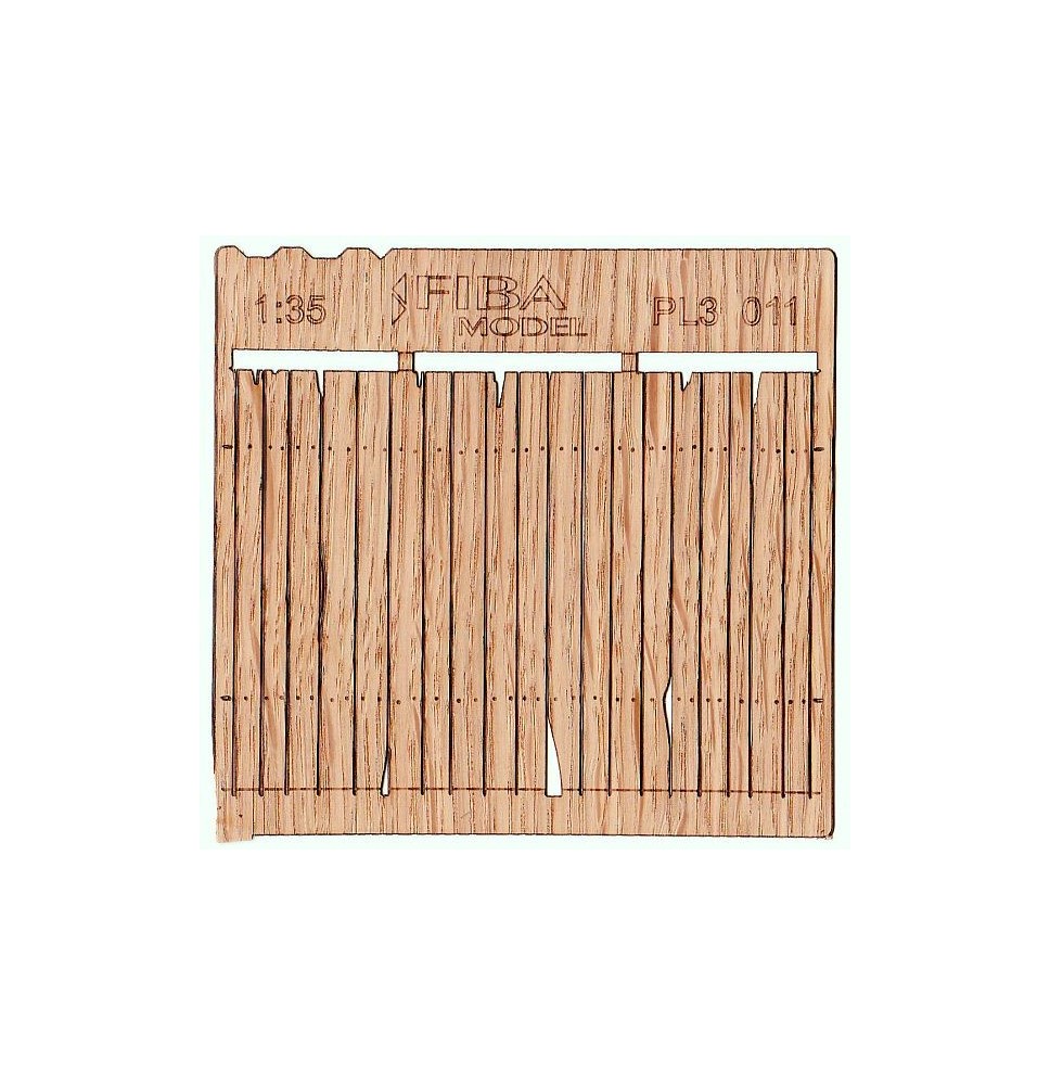 Bretterzaun – beschädigt