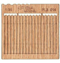 Bretterzaun – spitzer Rand