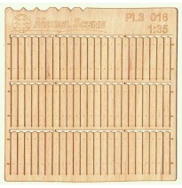 Bretterzaun – niedrig