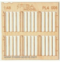 Lattenzaun – schwächere Latten