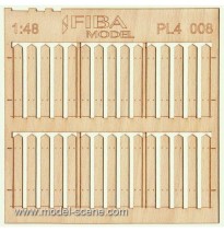 Bretterzaun – breite Bretter